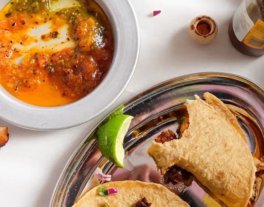 Salsa Shop kitchen and dishes
